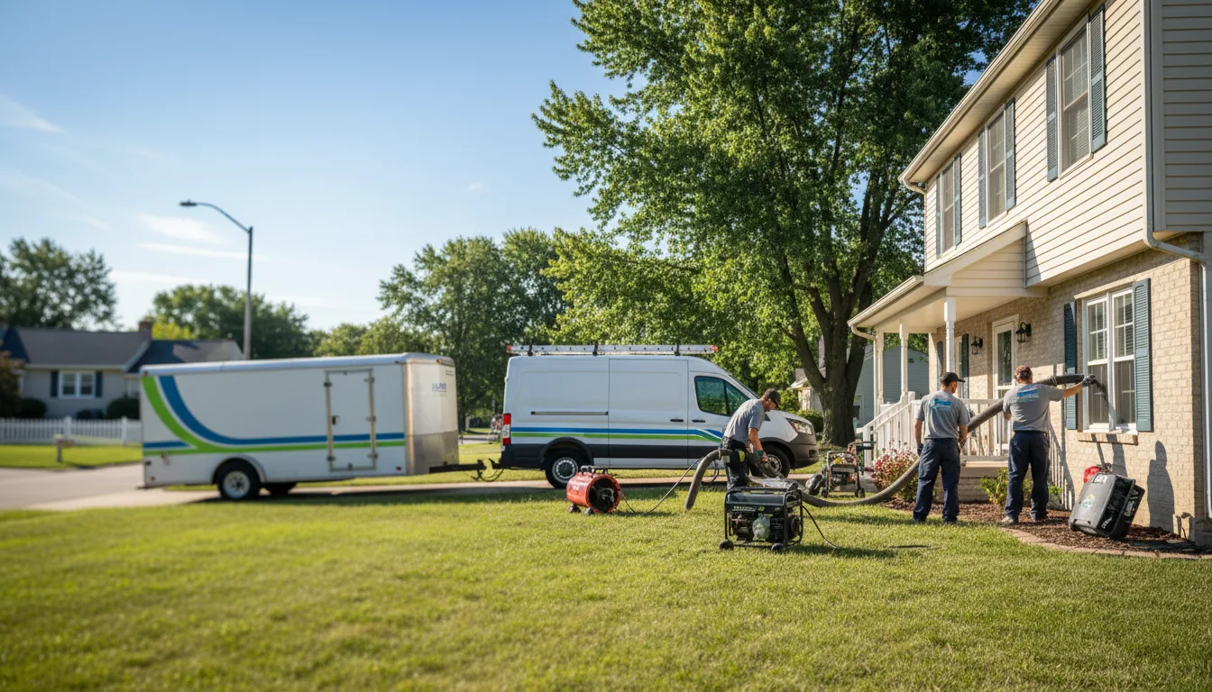 Flooded Basement Restoration And Cleanup With Repair in Fostoria, MI near me